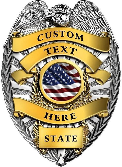 Description of Custom Police Badge Designs