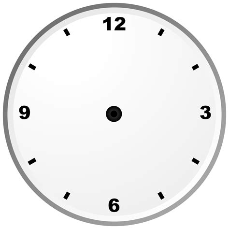 Customizable Clock Face Template