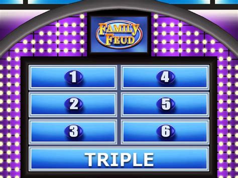 Customizable Family Feud Template