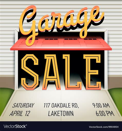 Customizable Garage Sale Templates