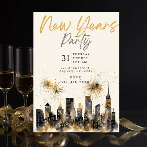 Benefits of Customizable New Year Invite Templates