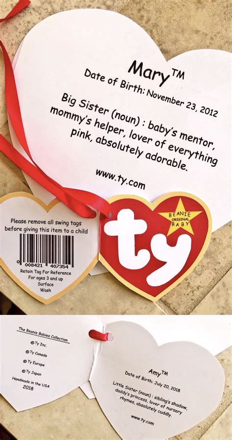 Customizable Ty Tags