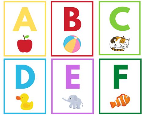 Customized ABC Flash Cards