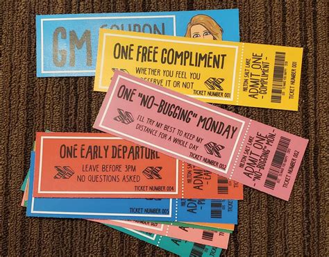 Customized Coupon Book