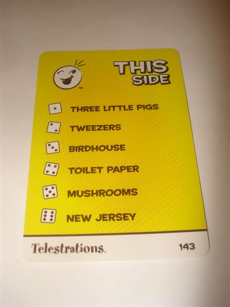 Customized Telestrations Cards