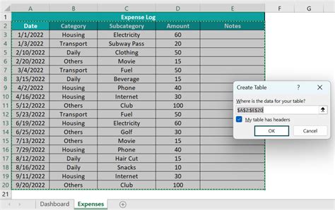 Customizing Excel Template