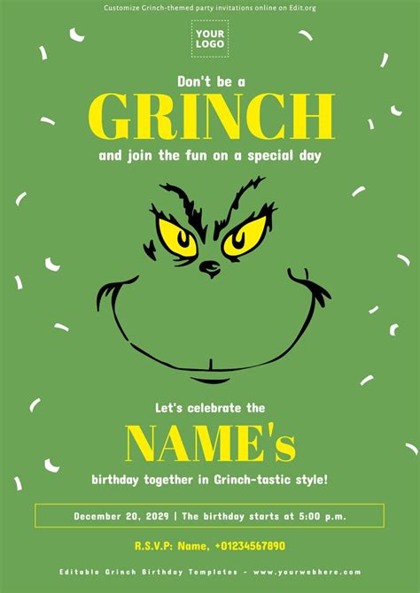 Customizing Grinch Template Printable Tips