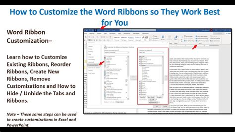 Customizing Word Template