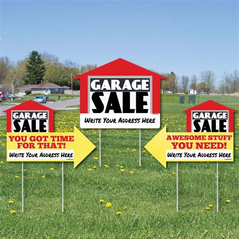 Customizing Yard Sale Sign