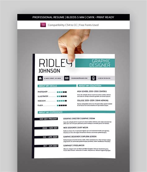 Customizing Your Adobe Indesign Resume Template