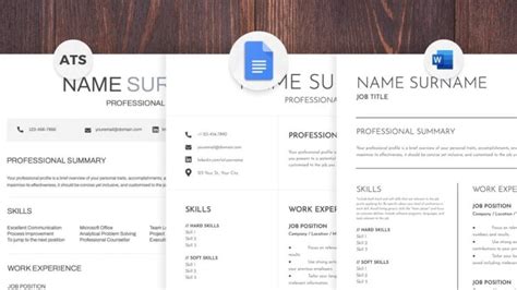 Customizing Your Resume Template