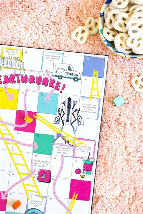 DIY Chutes and Ladders board