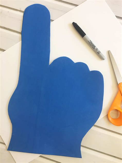 DIY Foam Finger Templates