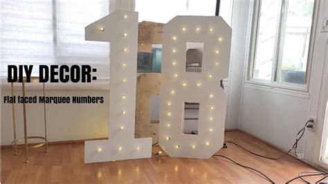 DIY Marquee Numbers Template Benefits