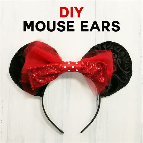 DIY Mickey Mouse Ears