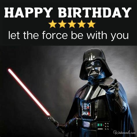 Darth Vader Birthday Wish