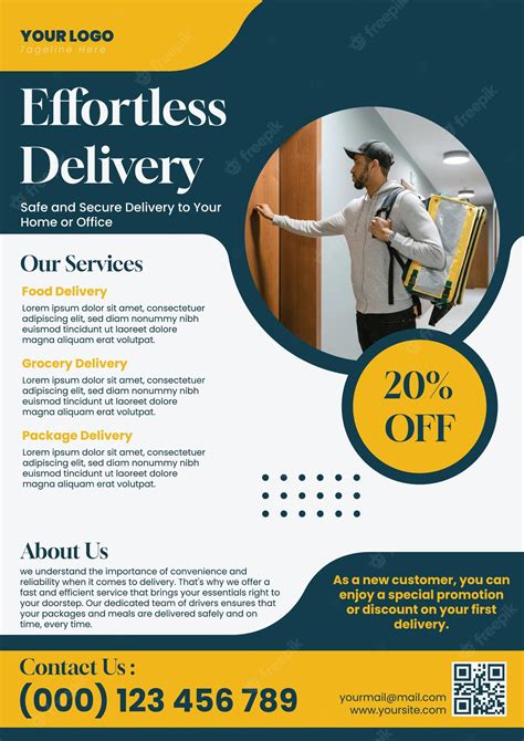 Delivery Flyer Templates Example 6