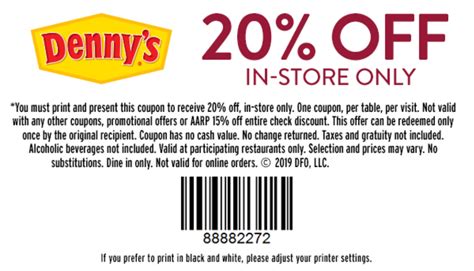 Denny's Coupons