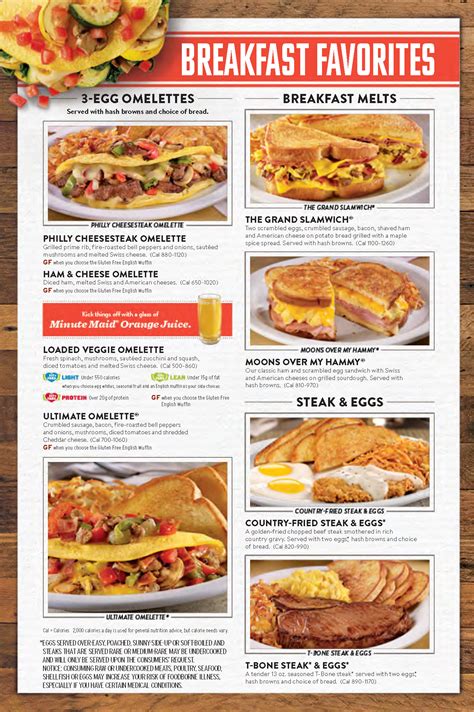 Denny's Menu