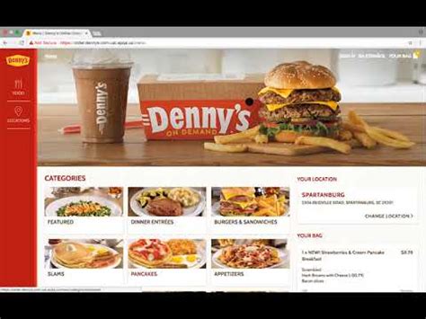 Denny's Online Ordering