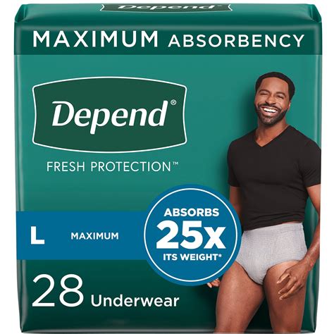 Depends Undergarments for Bedtime Use