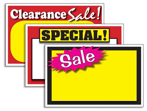 Designing Effective Printable Sale Signs