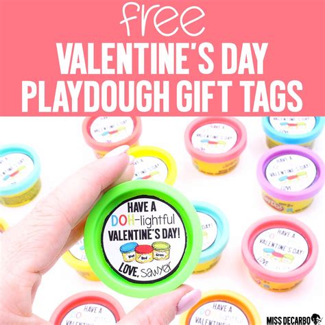 Designing Printable Play Doh Gift Tags