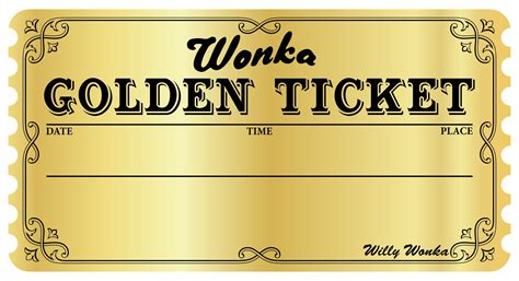 Designing Wonka Ticket Templates