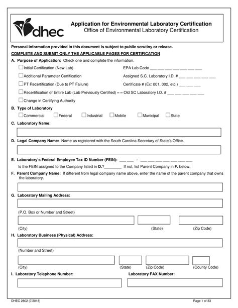 Applications of Dhec 4024