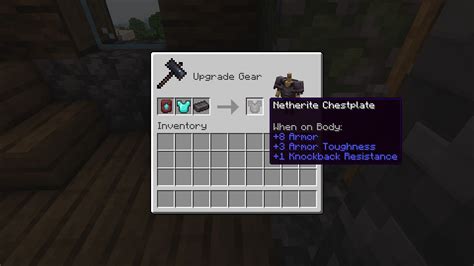 Diamond Chestplate Upgrade Template