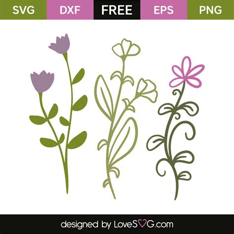 Using SVG flowers in digital design