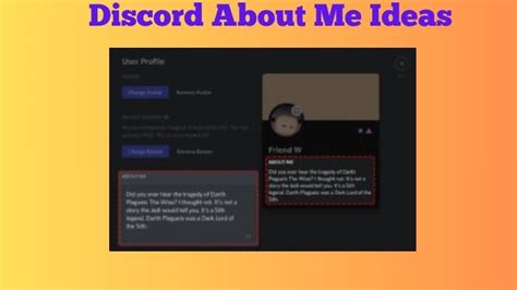 Discord About Me Template