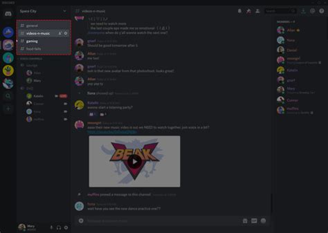 Discord Chat Organization