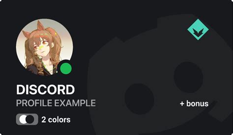 Discord Profile Example