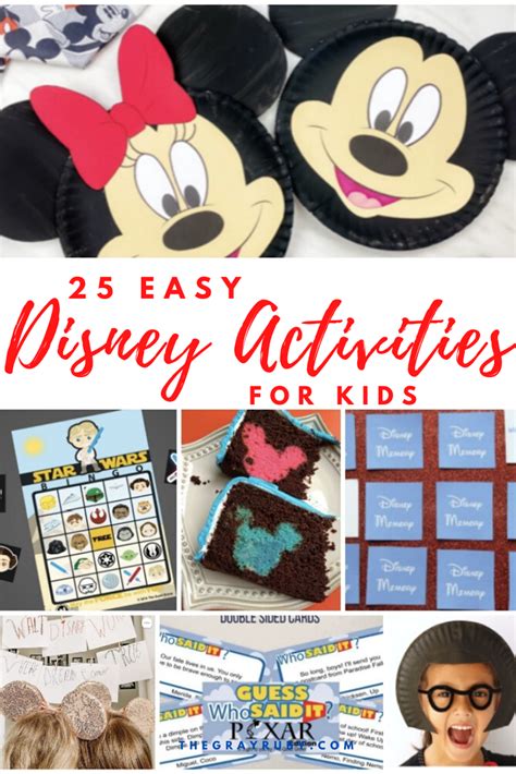 Disney Activities for Kids