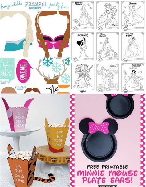 Disney Craft Printables