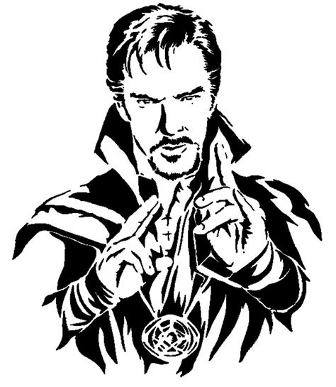 Doctor Strange Stencil Printable Template