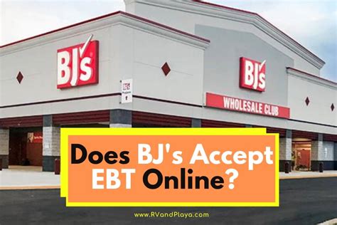 Does BJ's Accept EBT