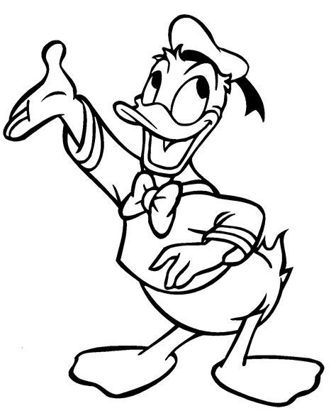 Donald Duck Coloring Pages