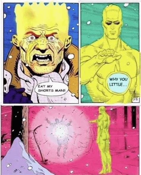 Dr. Manhattan meme template