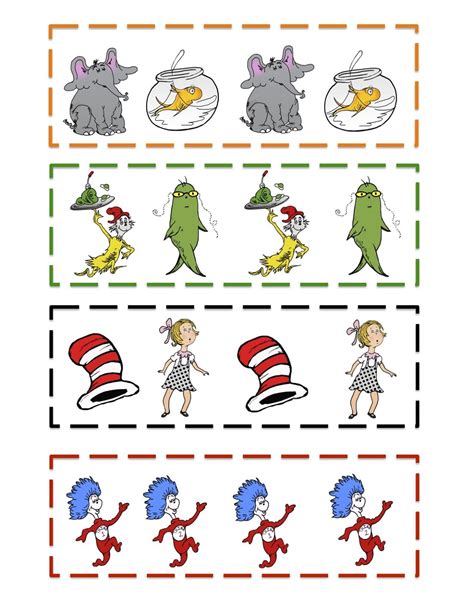 Dr. Seuss Activities Printables