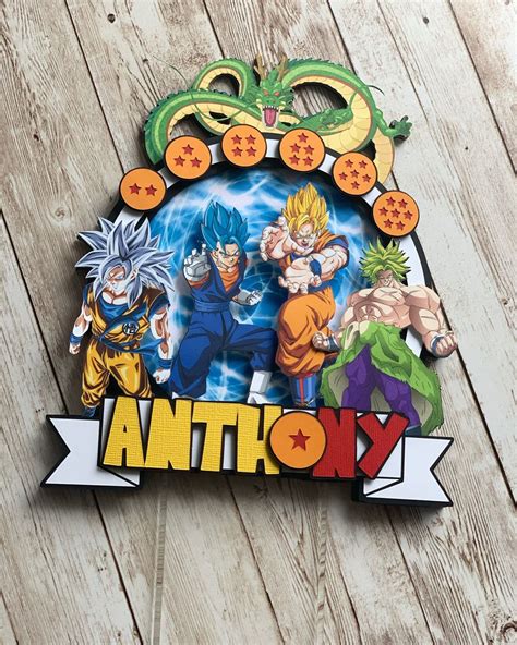 Dragon Ball Z Cake Topper Characters Designs