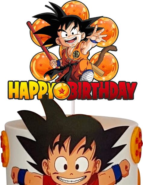 Dragon Ball Z Cake Topper Goku