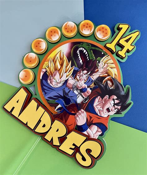 Dragon Ball Z Cake Topper Scene