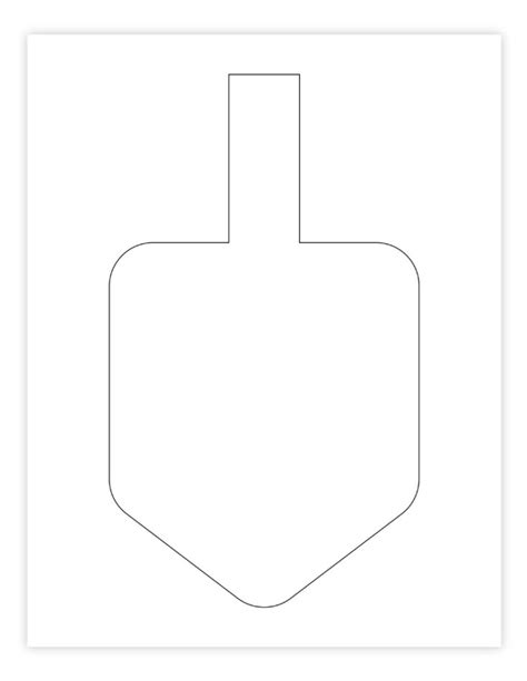 Dreidel Template Designs