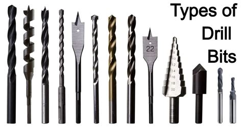 Drill Bit Types