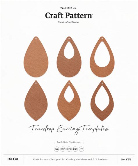 Drop Earring Template