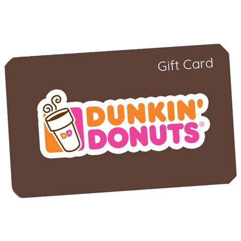 Dunkin' Gift Card Coffee