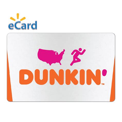 Dunkin' Gift Card Donuts