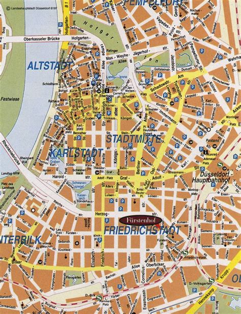 Dusseldorf City Map